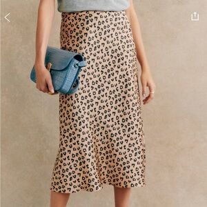 Sezane Sandy animal print skirt size 36 (US 4)